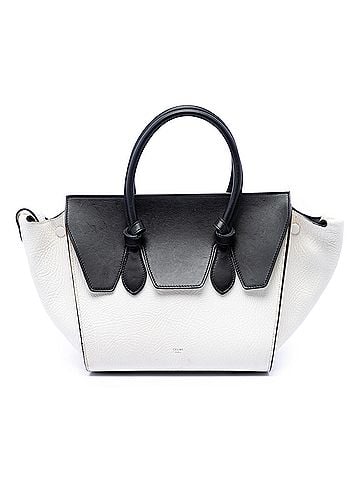 Céline Medium Bicolor Calfskin Tie Knot Tote (view 1)