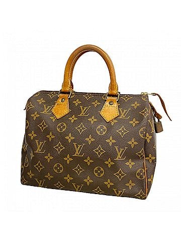 Louis Vuitton Louis Vuitton Monogram Speedy 25 Handbag M41109 Brown Women's (view 1)