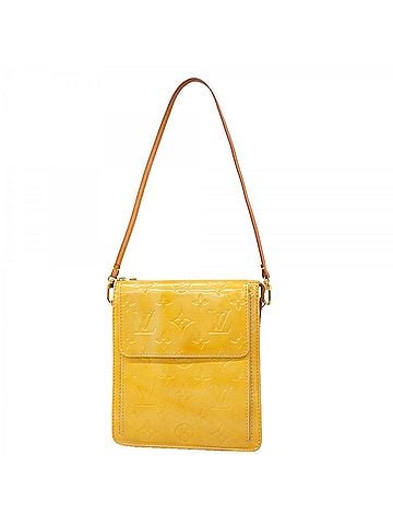 Louis Vuitton Louis Vuitton Vernis Mott Handbag M91136 Beige Women's (view 1)