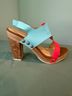 Nanette Lepore Multi Color Heels Size 10 - photo 4