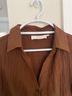 Astr Brown Button-Down Shirt Size M - photo 3