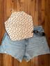 Zara 100% Other White Sleeveless Top Size S - photo 3