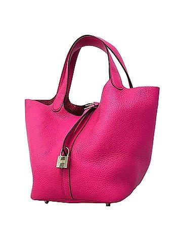 Hermès Hermes Picotin Lock MM handbag, Taurillon Clemence leather, Rose Purple, C stamp, Ladies', OP003732 (view 1)