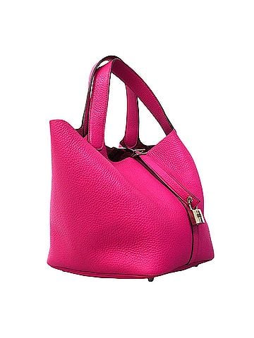 Hermès Hermes Picotin Lock MM handbag, Taurillon Clemence leather, Rose Purple, C stamp, Ladies', OP003732 (view 2)