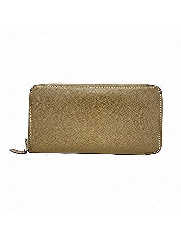 Hermès Hermes Azap Long Silk In Wallet, Veau Epsom Leather, Etoupe, C Stamp, Women's, OP002846 (view 1)