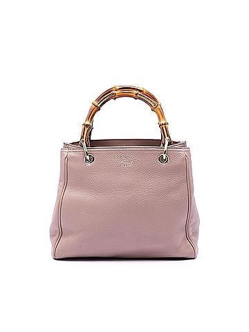 Gucci Small Calfskin Bamboo Shopper Satchel (view 1)