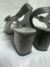 City Snappers 100% Other Solid Gray Silver Tan Heels Size 10 - photo 4