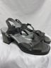 City Snappers 100% Other Solid Gray Silver Tan Heels Size 10 - photo 8