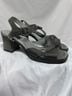 City Snappers 100% Other Solid Gray Silver Tan Heels Size 10 - photo 7