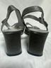 City Snappers 100% Other Solid Gray Silver Tan Heels Size 10 - photo 5