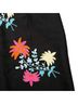 Tibi 100% Silk Floral Black Pink Casual Dress Size 8 - photo 3