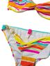 Pink Stripes Multi Color Two Piece Swimsuit Size S - photo 3