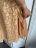 Hello Molly Floral Gold Tan Cocktail Dress Size 8 - photo 5