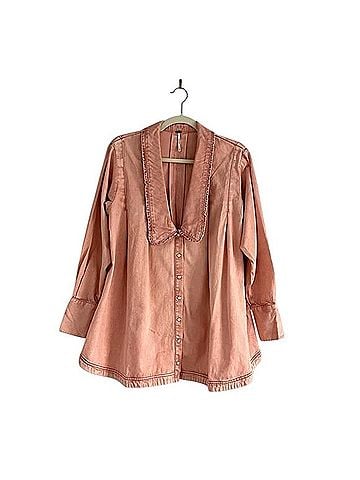 Free People Charlie Long Sleeve Button-Down Shirt (view 2)