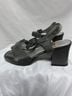 City Snappers 100% Other Solid Gray Silver Tan Heels Size 10 - photo 9
