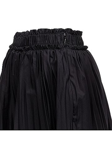Tod's Tod's cotton asymmetric high low pleated skirt (view 2)