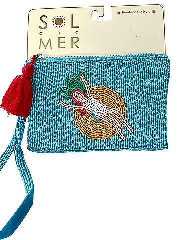Sol & Mer Beaded Swimmer + Pineapple Floaty Wristlet (view 1)