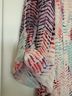 Zac & Rachel 100% Polyester Print Multi Color 3/4 Sleeve Blouse Size L (petite) - photo 4