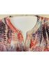 Zac & Rachel 100% Polyester Print Multi Color 3/4 Sleeve Blouse Size L (petite) - photo 8