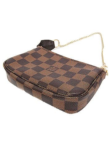 Louis Vuitton Louis Vuitton Damier Mini Pochette Accessoires T&B N58011 Women's Handbag Ebene (view 2)