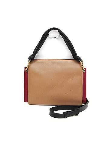 MARNI Marni BEAT Women's Leather Shoulder Bag Beige,Black,Bordeaux (view 1)