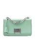 Prada 100% Leather Green Saffiano Lux Chain Lock Flap One size - photo 1