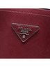 Prada 100% Leather Red Medium Saffiano Cuir Double Handle Satchel One size - photo 6