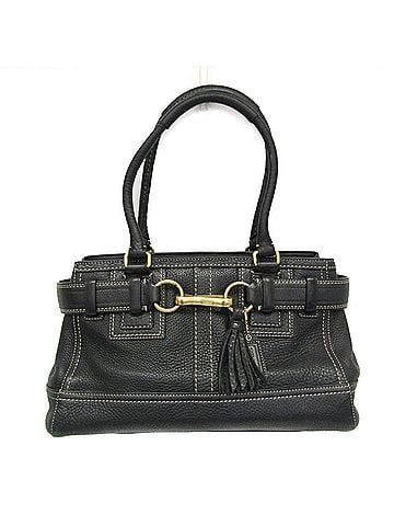 Coach Coach Hamptons 10212 Women's Leather Handbag Black (view 1)
