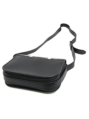 Burberry Burberry Universal Passport 8051828 Women's Leather Shoulder Bag Black,White (view 2)