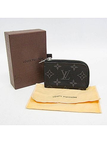Louis Vuitton Louis Vuitton Monogram Eclipse COIN PURSE M63536 Men,Women Monogram Eclipse Coin Purse/coin Case Monogram Eclipse (view 2)