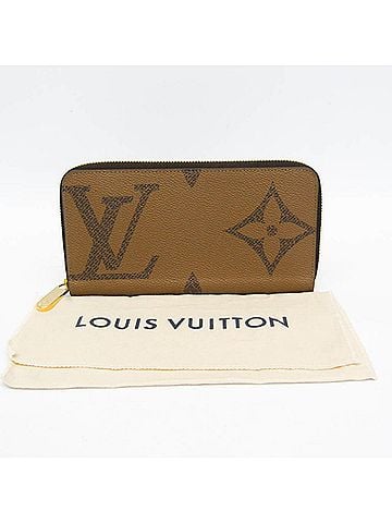 Louis Vuitton Louis Vuitton Monogram Reverse Zippy Wallet Monogram Giant M69353 Women's Monogram Reverse Wallet (bi-fold) Brown (view 2)