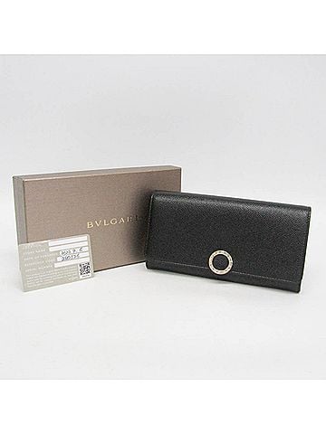 Bvlgari Bvlgari Bvlgari Bvlgari Women's Leather Long Wallet (bi-fold) Black (view 2)