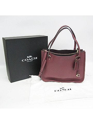 Coach Coach Tyler Carryall C3768 Women's Leather Shoulder Bag,Tote Bag Bordeaux,Wine (view 2)