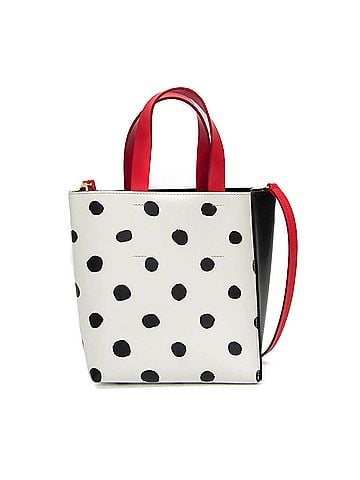 MARNI Marni Museo Mini SHMP003904 Women's Leather Handbag,Shoulder Bag Black,Red Color,White (view 1)
