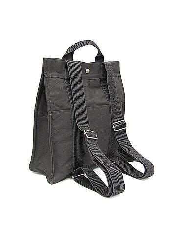 Hermès Hermes Her Line A Dos MM Men,Women Polyamide,Polyester Backpack Black,Gray (view 2)