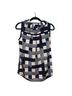 Tory Burch 100% Silk Graphic Blue White Sleeveless Silk Top Size S - photo 2