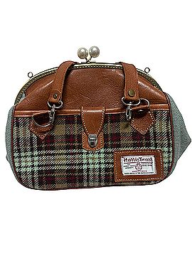 Harris Tweed Leather Shoulder Bag