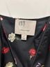 Cinq à Sept 100% Silk Floral Black Active Dress Size 4 - photo 3