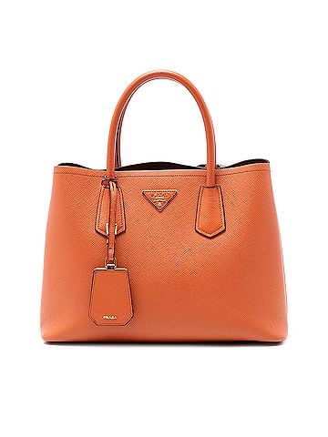 Prada Medium Saffiano Cuir Double Handle Satchel (view 1)