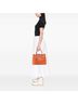 Prada 100% Leather Orange Medium Saffiano Cuir Double Handle Satchel One size - photo 2