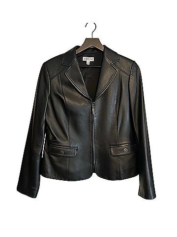 St. John Sport Leather Jacket (view 1)