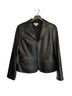 St. John Sport 100% Lambskin 95% Polyester 5% Spandex Black Leather Jacket Size S - photo 1
