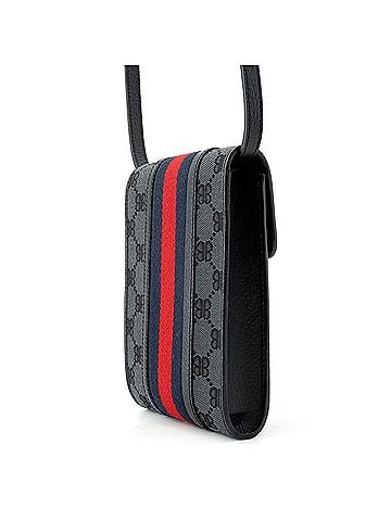 Balenciaga Balenciaga Shoulder Bag Gucci Collaboration The Hacker Project Ophidia Phone Pouch 680130 BALENCIAGA GUCCI Black Handbag (view 2)