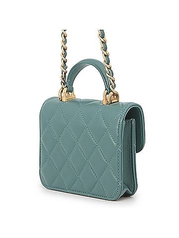 Chanel Chanel Chain Wallet Matelassé Coco Mark Flap Coin Purse Lambskin AP2200 CHANEL Business Card Holder/Card Case WALLET (view 2)