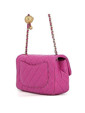 Chanel Chanel Chain Shoulder Bag, Coco Mark, Matelassé 20, Ball, Lambskin, AS1787, CHANEL, Handbag, Women's, CHANEL (view 2)