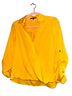 Gianni Bini Yellow 3/4 Sleeve Blouse Size S - photo 1