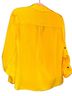Gianni Bini Yellow 3/4 Sleeve Blouse Size S - photo 2