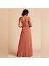 Birdy Grey 100% Polyester Orange Brown Casual Dress Size XS - photo 6