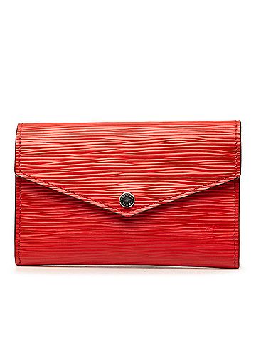 Louis Vuitton Louis Vuitton Epi Clefs Rabat Wallet/Coin Purse, Red Leather, Women's LOUIS VUITTON (view 1)