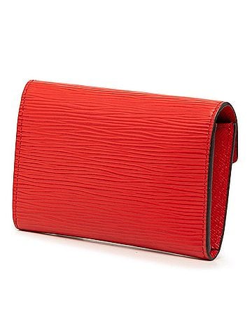 Louis Vuitton Louis Vuitton Epi Clefs Rabat Wallet/Coin Purse, Red Leather, Women's LOUIS VUITTON (view 2)